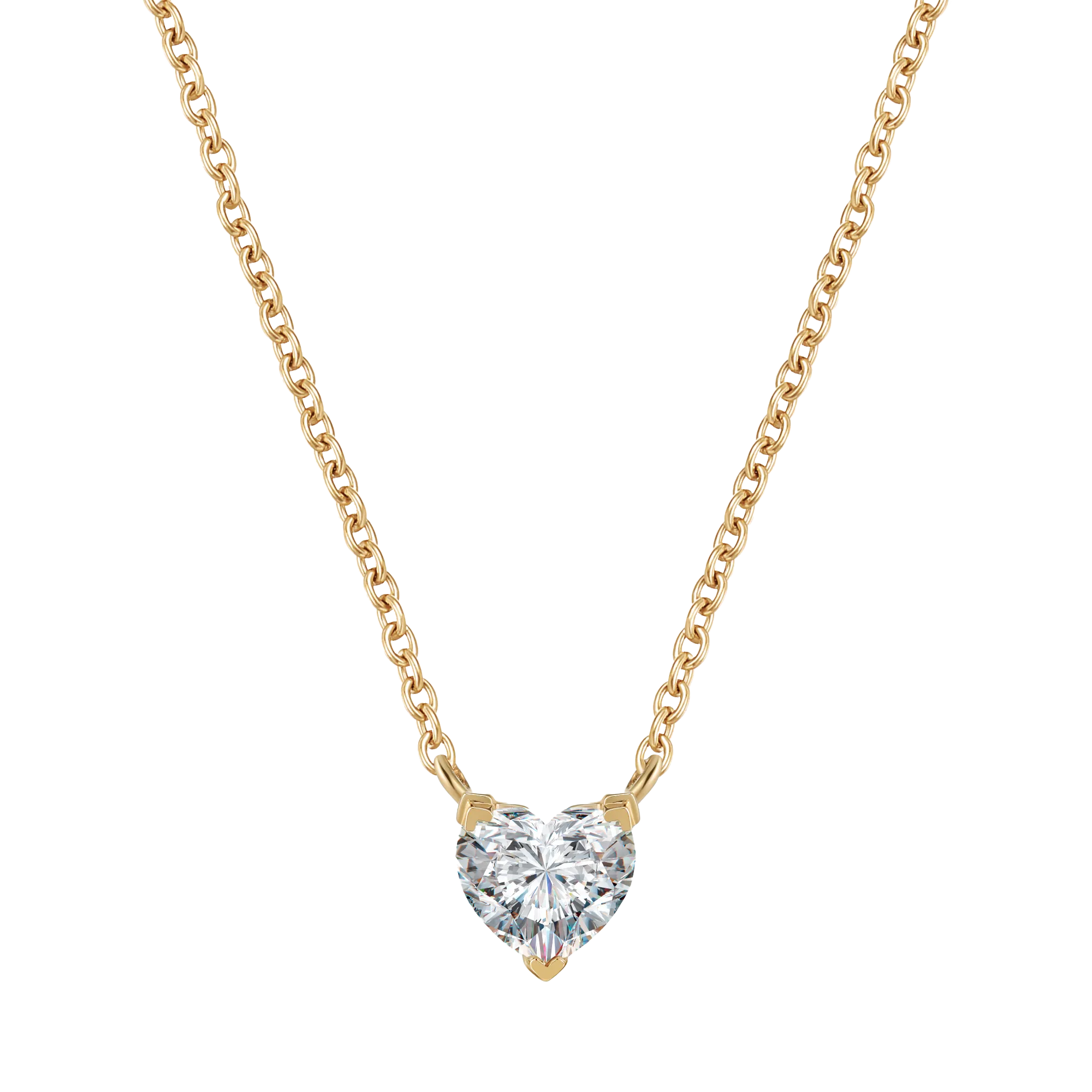 Venus solitaire necklace 0.2ct