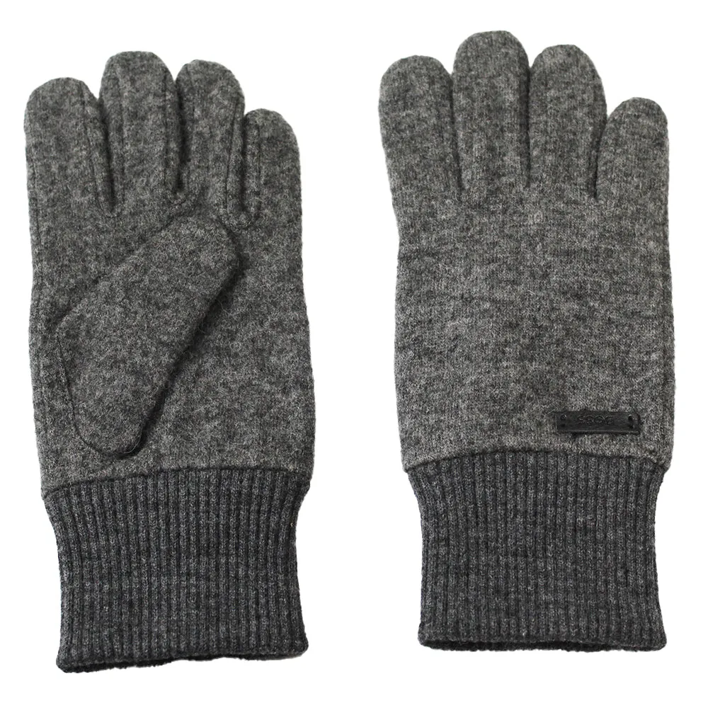 Wool Gloves, Medium Grey