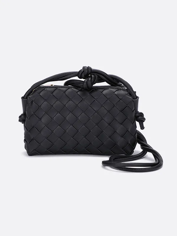 Woven Zipper Crossbody Bags Bags