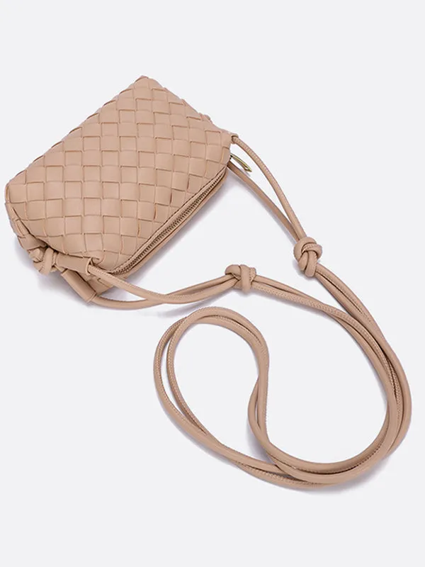 Woven Zipper Crossbody Bags Bags